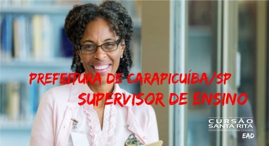 Prefeitura de Carapicuíba/SP 2024 - Supervisor de Ensino (EAD)